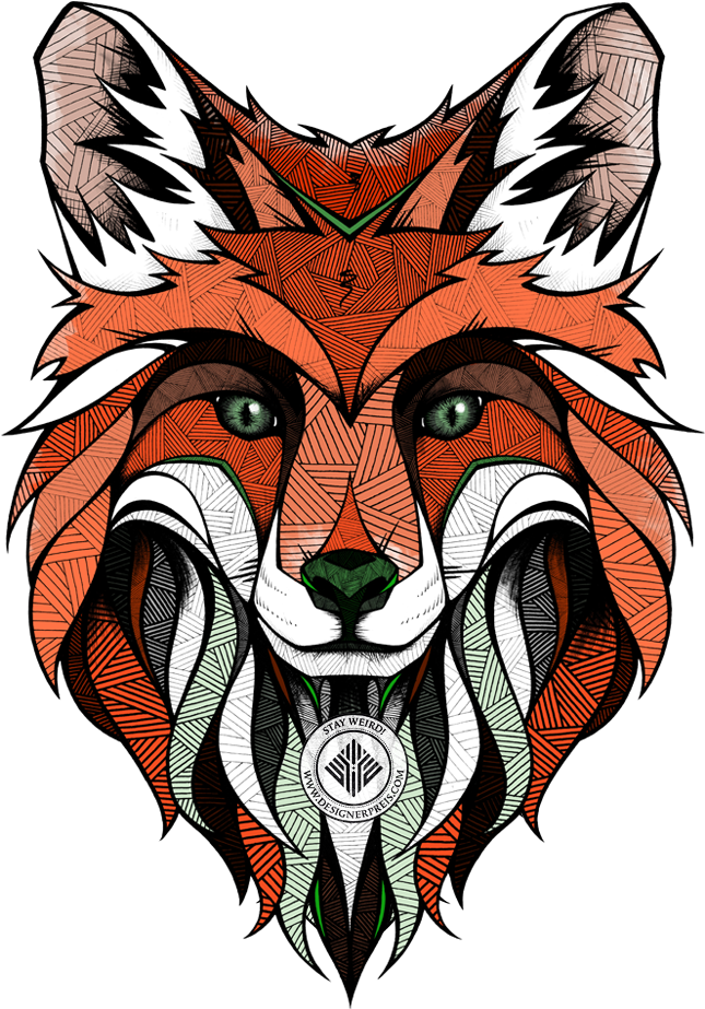 Drawings - Andreas Preis Fox (900x1072)