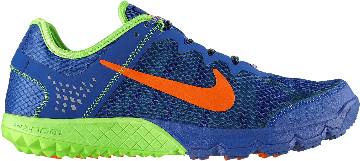 Nike Running Shoes Png Image - Mens Nike Zoom Wildhorse Blue (1147x513)