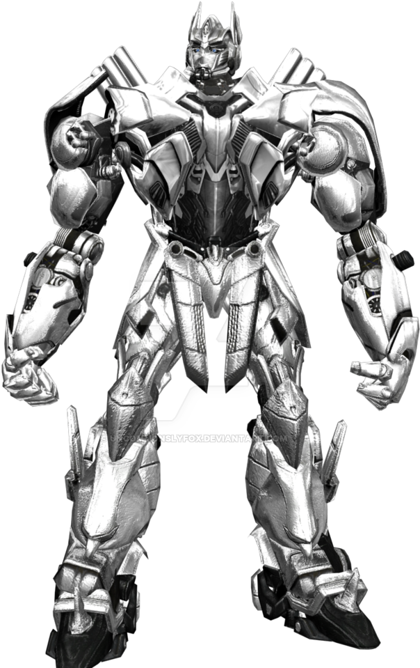 Optimus Prime Silver Knight By Uncommonslyfox Optimus - Military Robot (1280x960)