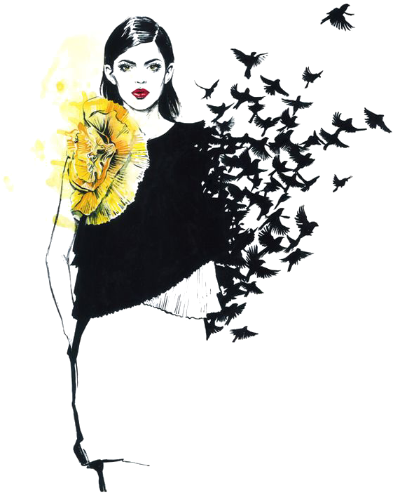 Fashion Illustration Drawing Illustrator Illustration - Fashion Illustration Drawing Illustrator Illustration (564x736)