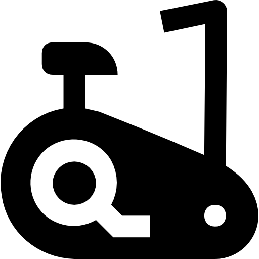 Stationary Bike Free Icon - Sign (512x512)