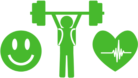 Illustration Of A Smily, A School Child With Weight - Heart (555x308)