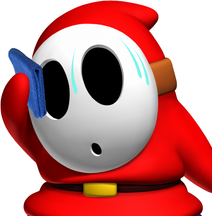 Super Mario Bros - Shy Guy Png (700x701)
