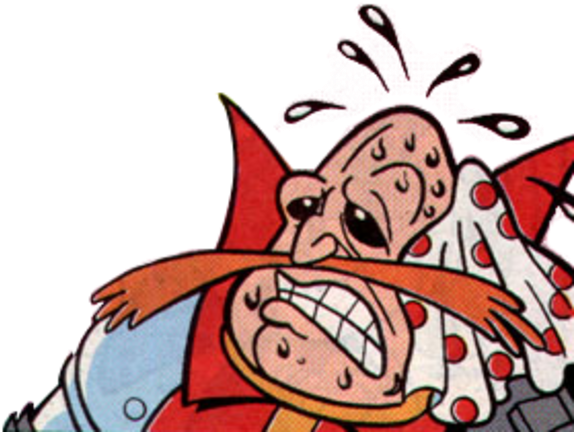 Sweating Towel Guy - Knuckles The Echidna (600x446)