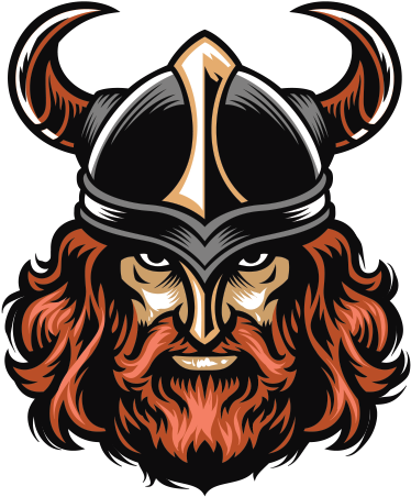 Viking Horned Helmet Royalty-free Clip Art - Viking Warrior Viking Artwork Vector (600x600)