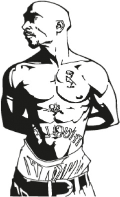 2pac, Tupac Shakur Png - Tupac .png (518x518)