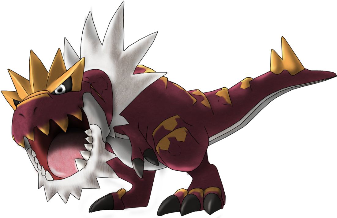 Pokémon X And Y Pokémon Firered And Leafgreen Ark - Pokemon Tyrantrum Png (1108x720)