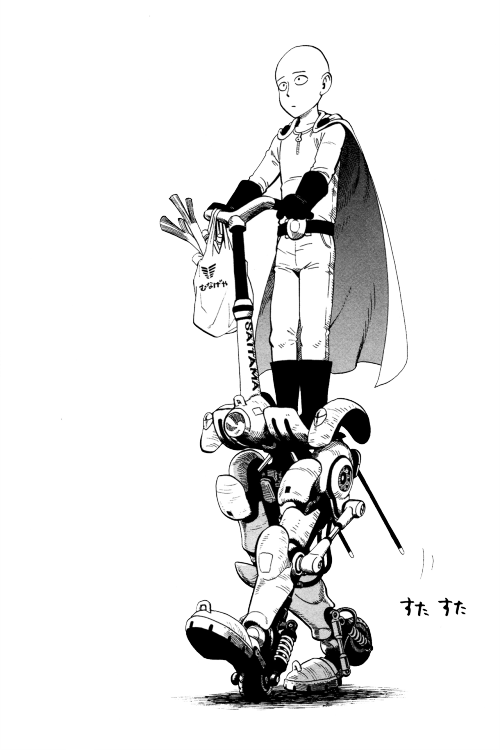 ワンパンマン - Saitama One Punch Man Comic (500x750)