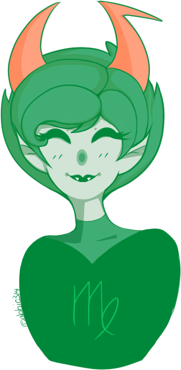Homestuck Clipart Virgo - Cartoon (406x820)