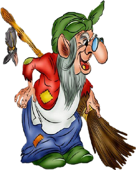 Tub Save As Link - Баба Яга Анимация На Прозрачном Фоне (800x800)