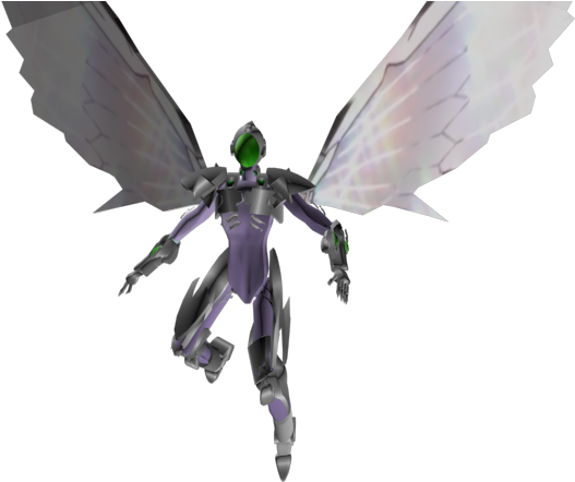 10 Accel World By Crowsfeathers - Accel World Silver Crow Png (640x480)