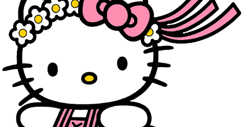 Hello Kitty Coloring Pages (500x263)