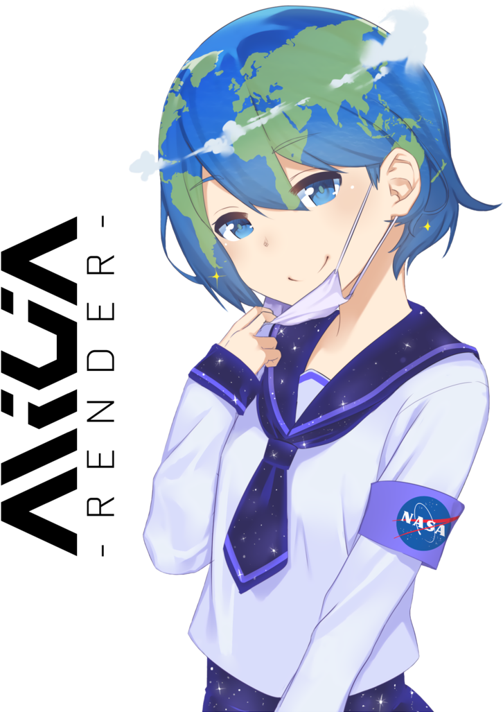 Render By Alic1a02 - Earth Chan (779x1026)