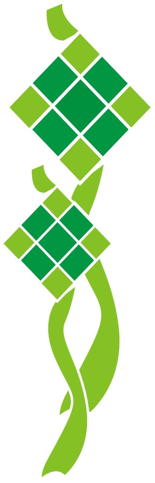 Ketupat Royalty-free Clip Art - Ketupat Raya (511x1587)