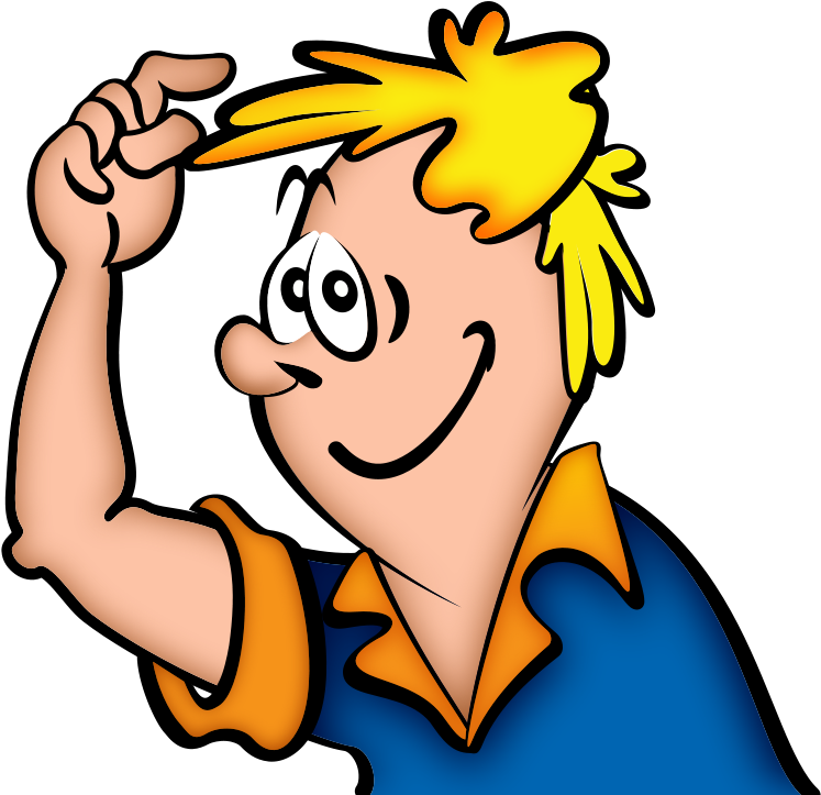 Teenager, Teen, Boy, Man, People, Young, Blond, Cartoon - Cartoon Wearing Hat (2400x2400)