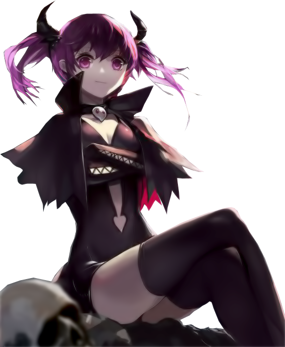 Anime Devil Girl Render By Fashion-neko21 - Anime Demon Girl Render (575x700)
