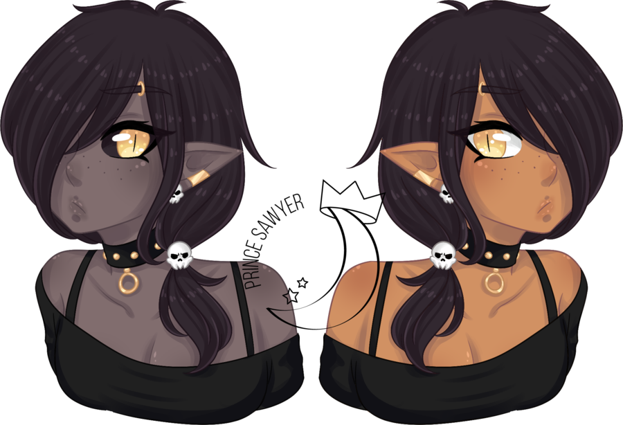 My Little Demon Girl - Cartoon (900x614)