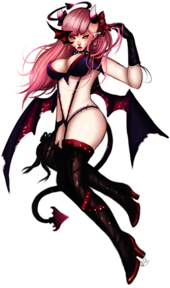 Hot Demon Girl - Hot Demon Girl Anime (696x1148)