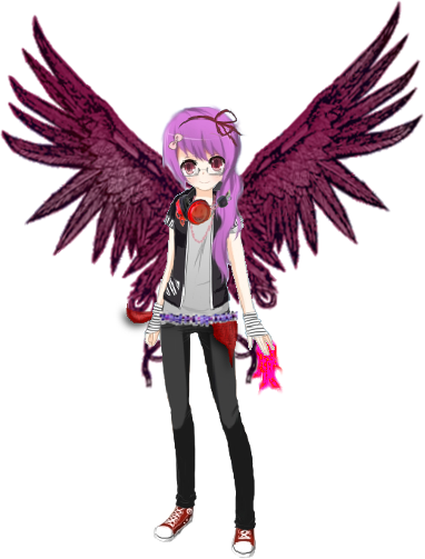 Monster High Draculaura Custom By Fuchskauz On - Anime Imp Girl (382x503)