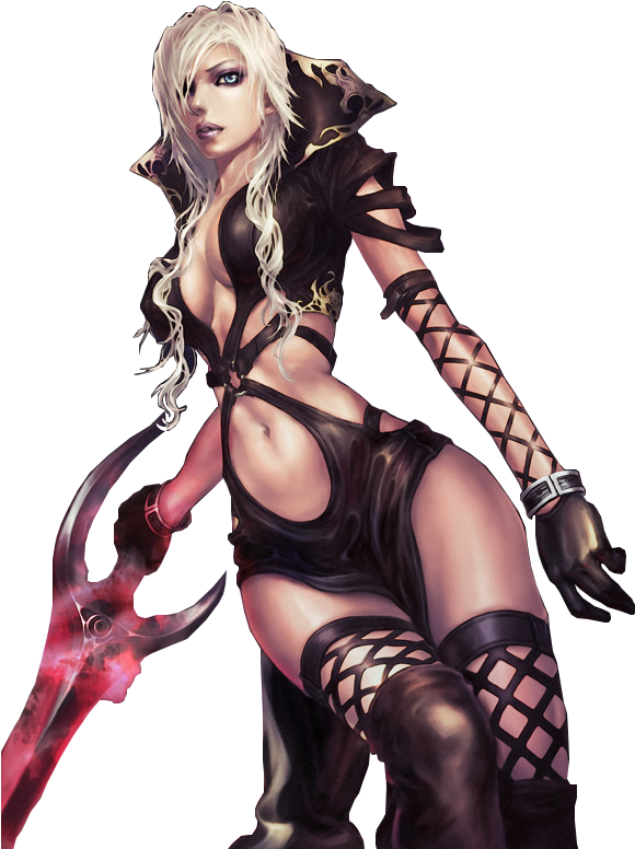 Hot Demon Girl - Anime Sexy Female Warrior (581x800)