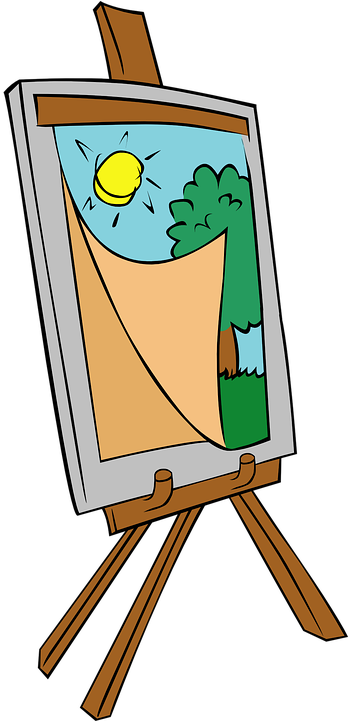 Paint Clipart Vector - Painting Clipart (360x720)