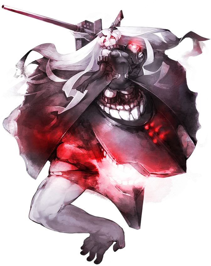 Monster Charactersanime Charactersgirls Charactersanime - Kancolle Anchorage Demon (673x850)