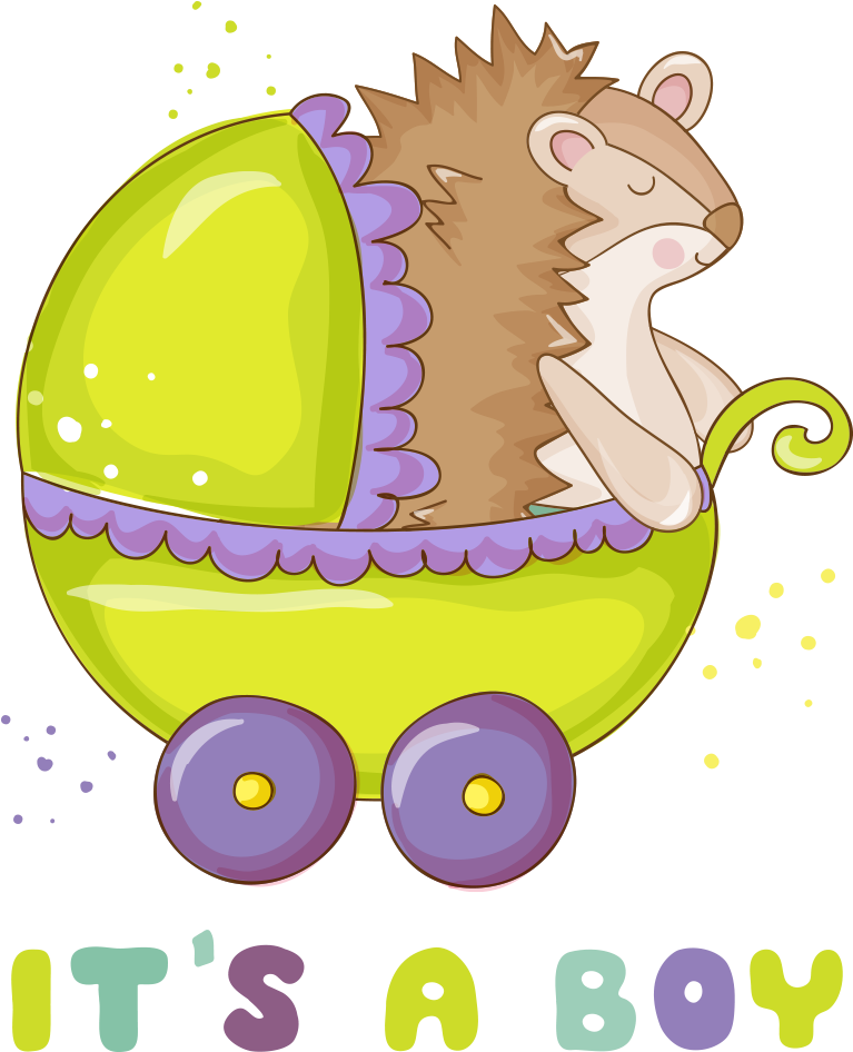 Infant Baby Shower Wedding Invitation Dog Clip Art - Infant Baby Shower Wedding Invitation Dog Clip Art (1000x1000)