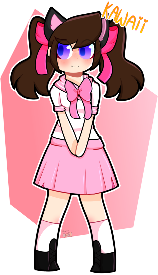 Kawaii By Peachy-bon - Cartoon (703x1137)