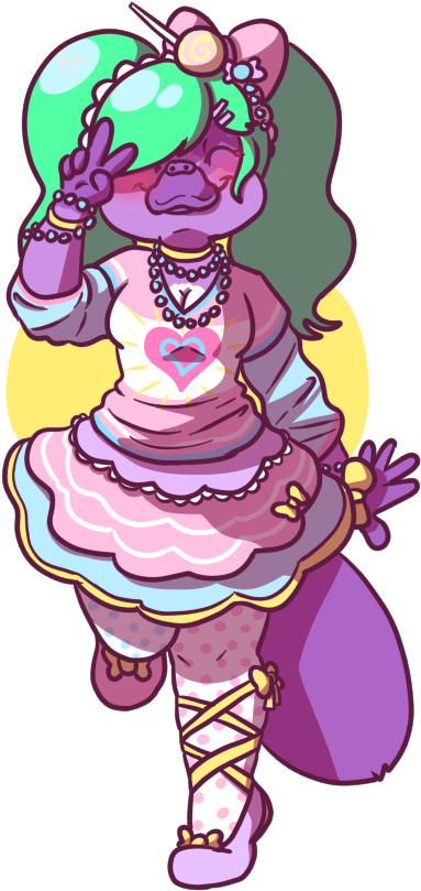 Loli Platypus Trade By Kawaii Fur Costumes - Kawaii Furry Png Transparent (493x878)