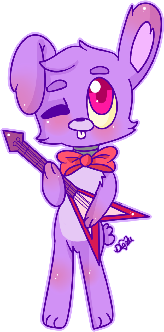 Kawaii Bonnie By Damian Fluffy Doge - Fnaf Bonnie Kawaii (627x1275)