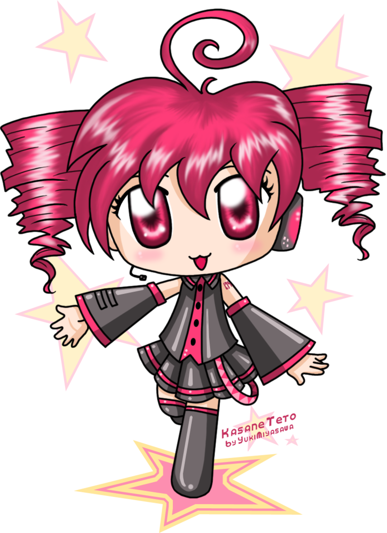 Izfan9500 Images Kawaii Teto-chan - Cartoon (761x1050)