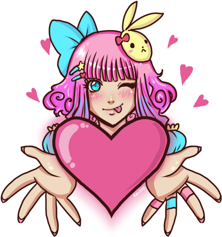 Neith Kawaii Sticker By Karulox - Stickers De Facebook Kawaii (894x894)