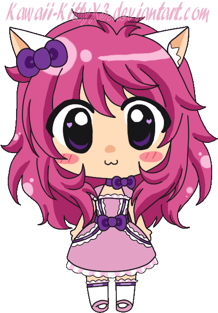 Lolita Doll Kawaii Kitty By Desireeu - Anime (469x648)