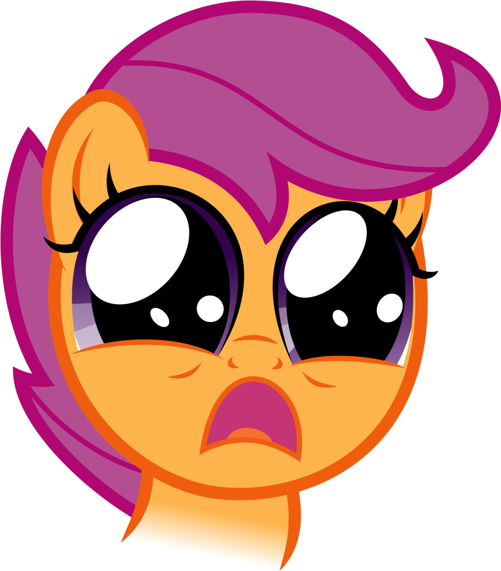 Scootaloo Is Kawaii As Hell By Soren The Owl - Sad Scootaloo Face (1024x1214)
