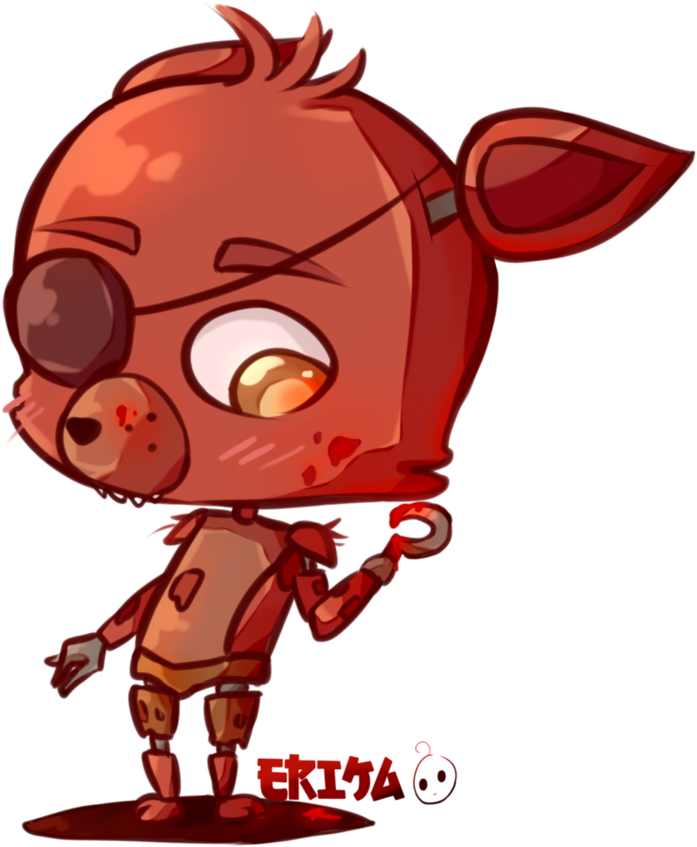 Fnaf Kawaii Foxy By Dessineka - Cartoon (894x894)
