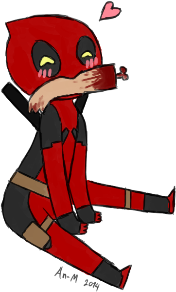 Deadpool Being Kawaii By Annissxd On Deviantart - Deadpool Being Kawaii By Annissxd On Deviantart (420x650)