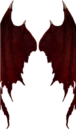 Red Devil Wings - Red Devil Wings Transparent (258x535)