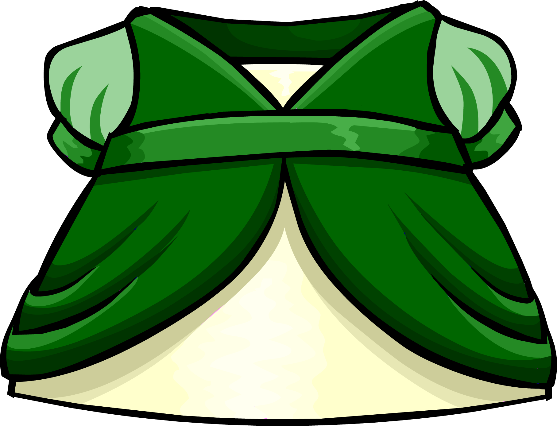 Emerald Dress - Club Penguin Princess Dress (1815x1388)