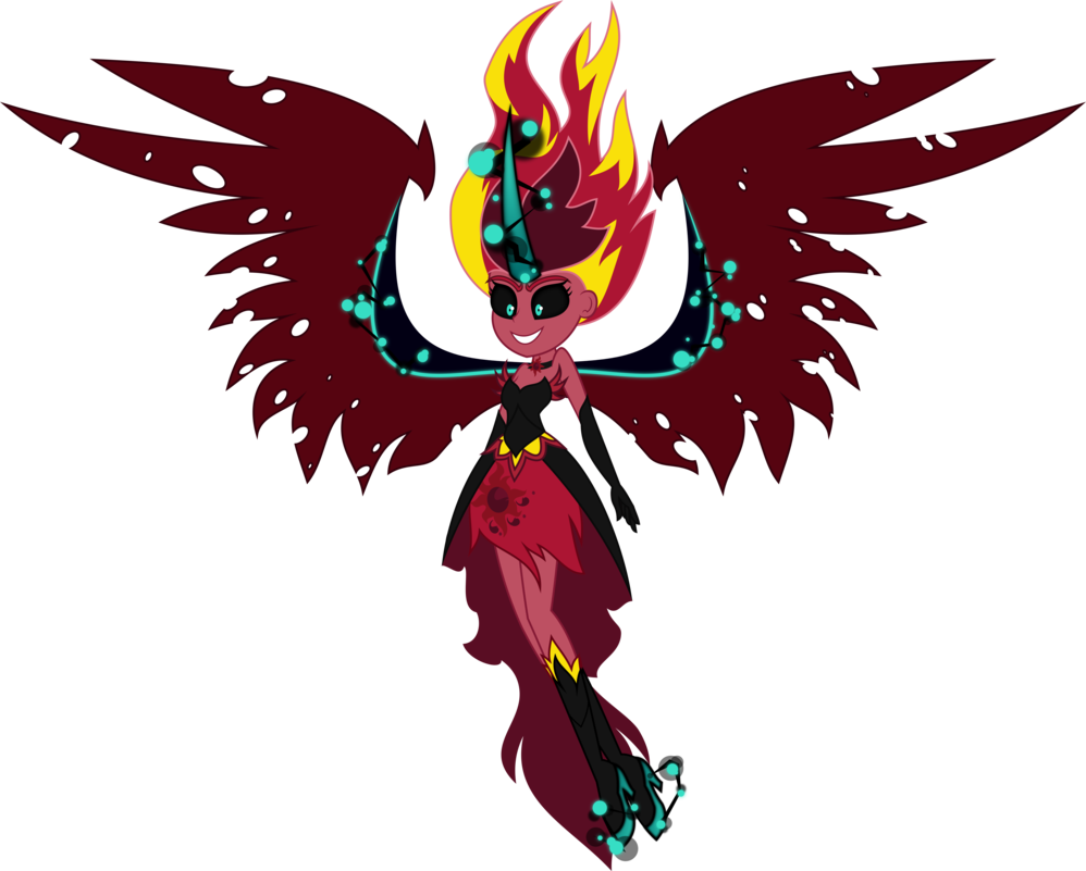 Sunset Satan By Orin331 - Sunset Shimmer Devil (998x801)