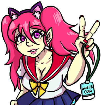 Kawaii Cosplayer - Cartoon (400x400)