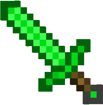 There Is A Youtube Video About This - Diamond Sword (355x362)