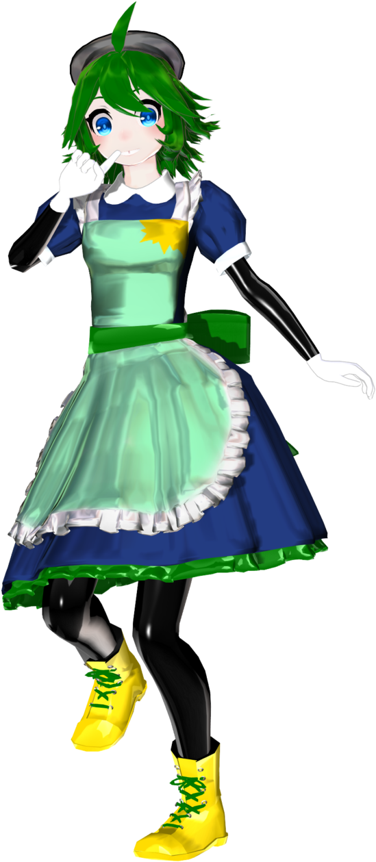 [mmdxdhmis] Sophia The Spinach Can - Spinach (609x1311)