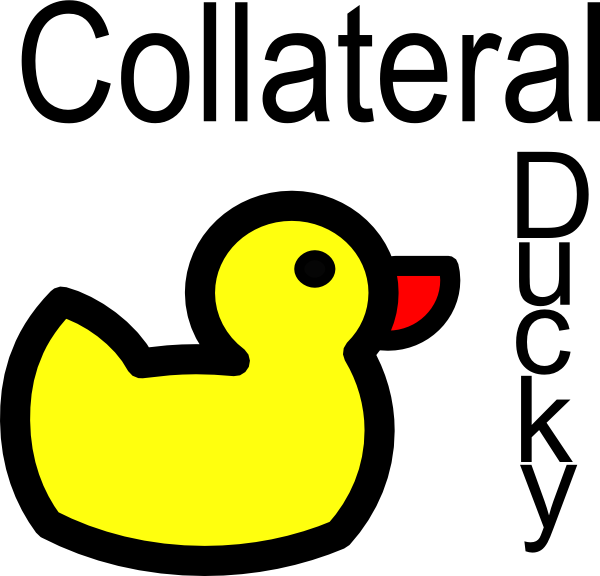 Collateral Ducky Clip Art - Rubber Duck Clip Art (600x576)