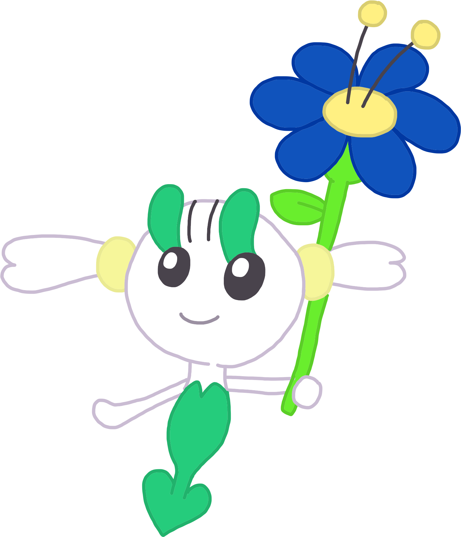 Blue Flower Floette - Floette (2048x2048)