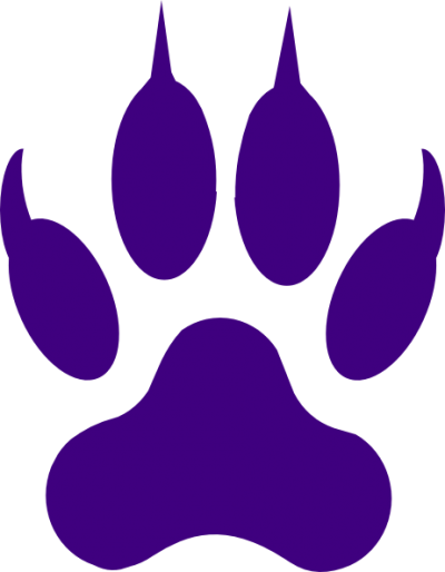 Tiger Claw Clip Art At Clker Com Vector Clip Art Online - Lion Footprint (400x514)