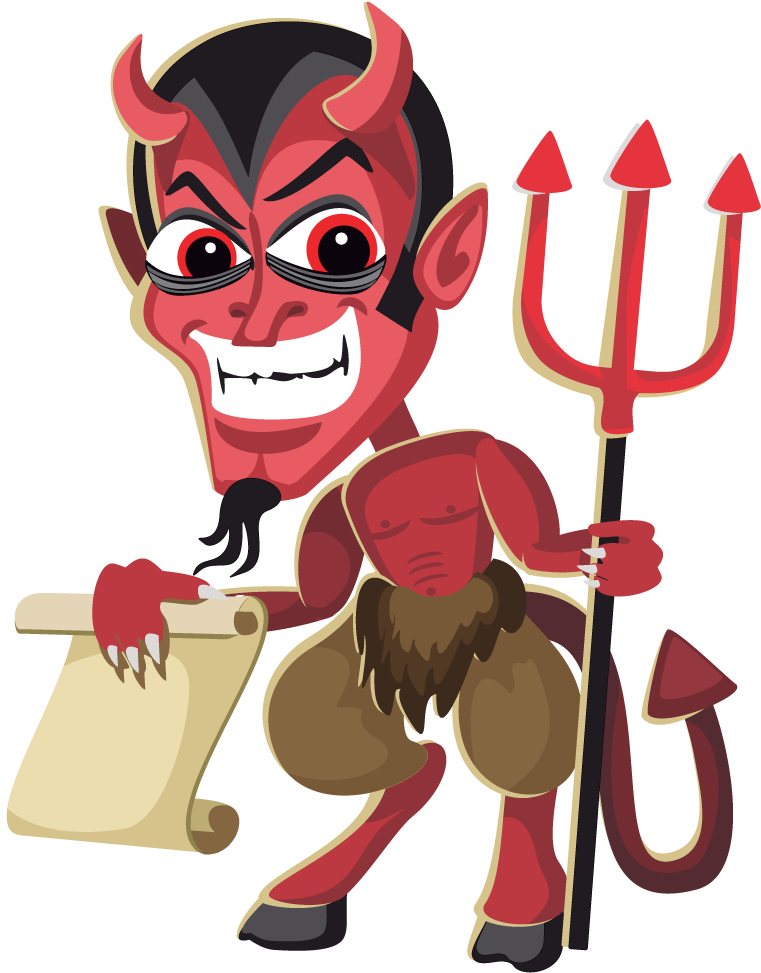 Glamorous Demon Clip Art Medium Size - Devil Clipart (1000x1000)