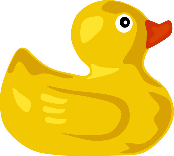 Rubber Duck Not Water Clip Art - Rubber Duck Not Water (600x539)