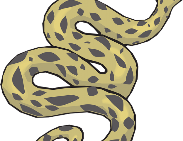 Python Logo Clipart Desert Snake - Anaconda Clipart (640x480)