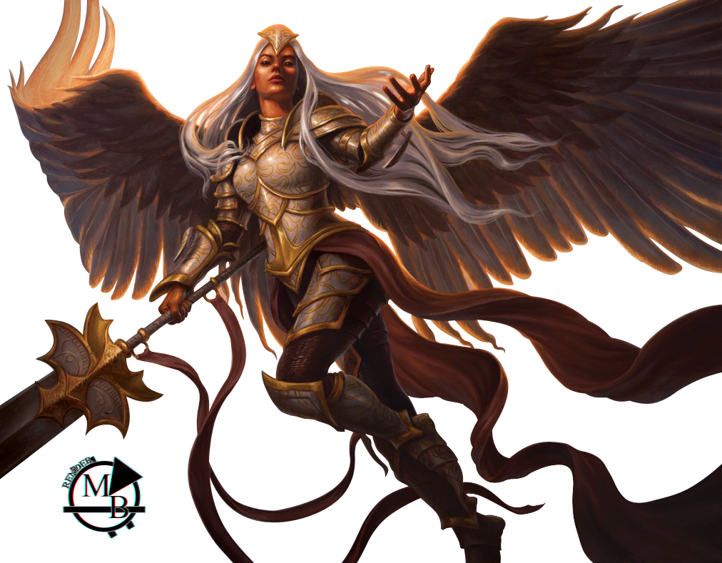 28 Collection Of Warrior Clipart Png - Magic The Gathering: Angelic Field Marshal - Commander (1012x789)