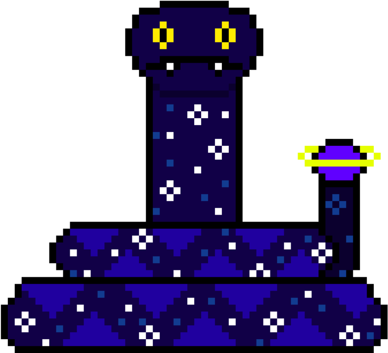 Outer Space Rattlesnake Sprite By Manateeinthemoon - Outer Space Rattlesnake Sprite By Manateeinthemoon (894x894)